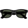 Умные очки Ray-Ban Meta* Wayfarer Gen 2 Shiny Black, Солнцезащитные линзы G-15 Green (RW4012), размер M